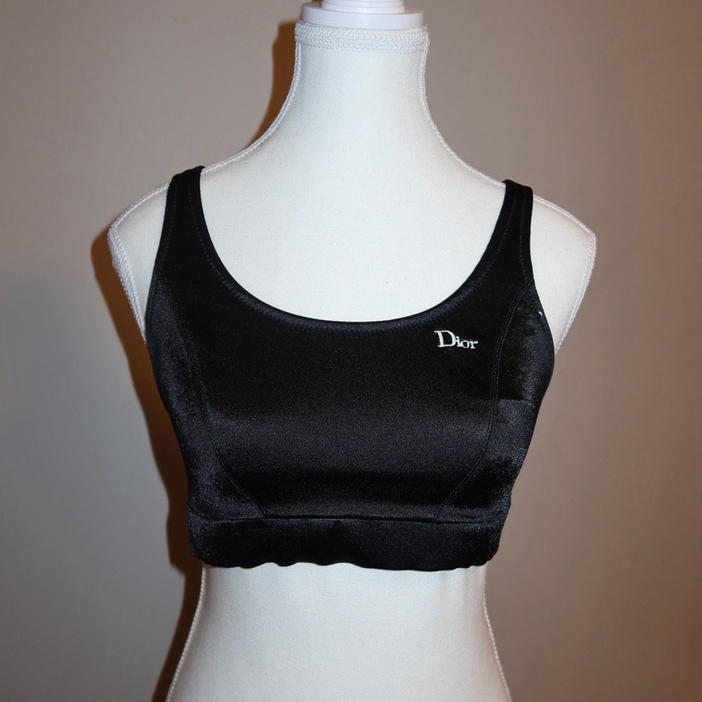 Dior Black Sports Bra